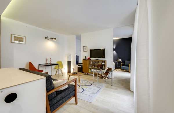 Rénovation complète d'un appartement 2 pièces par un architecte d'intérieur à Marseille
