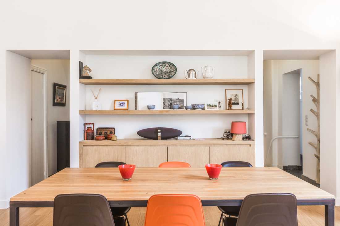 Salle à manger aménagée par un architecte d'intérieur à Marseille