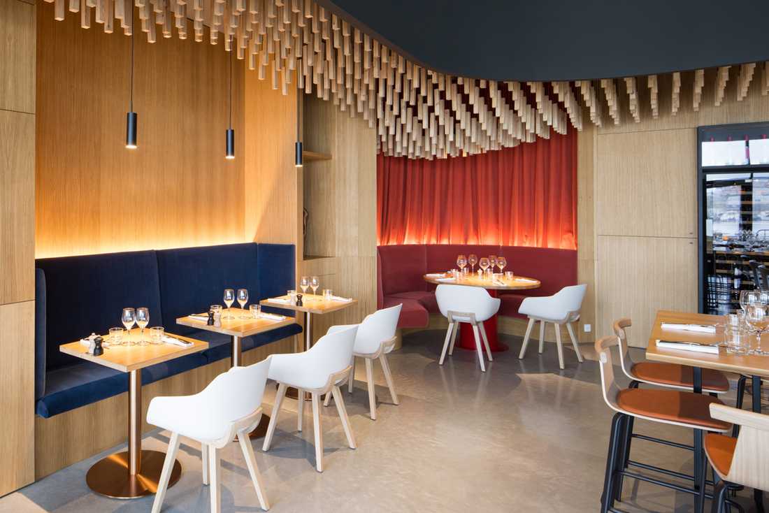 Design intérieur d'un restaurant dans les Bouches du Rhône