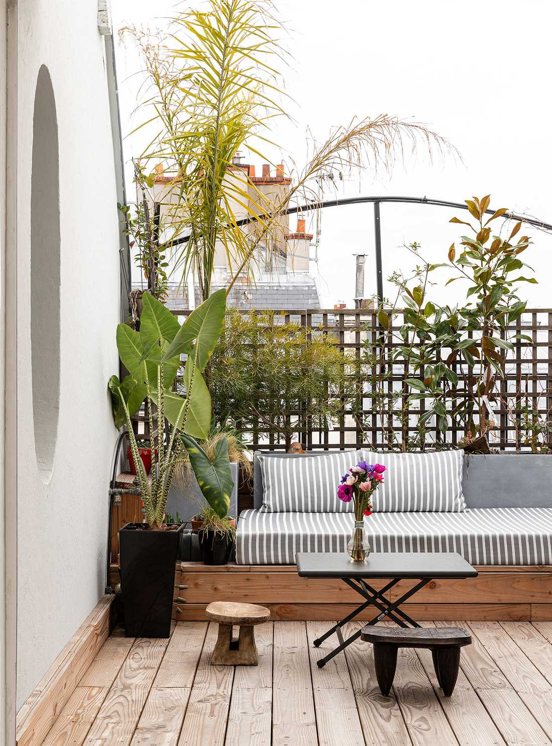 Terrasse de l'appartement à Marseille