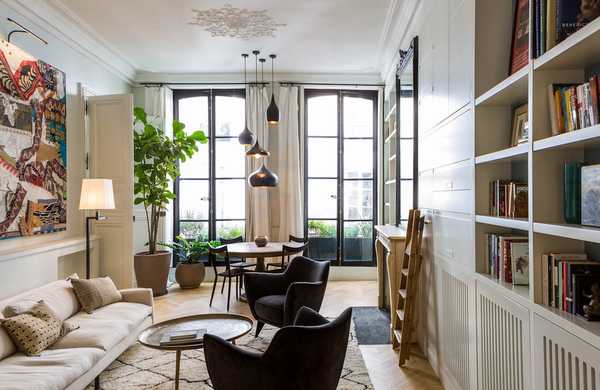 Aménagement d'un appartement haut plafond par un architecte d'intérieur à Marseille