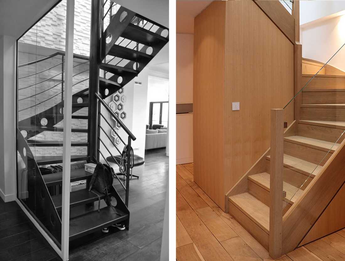 Remplacement d'un escalier interieur par un architecte à Marseille