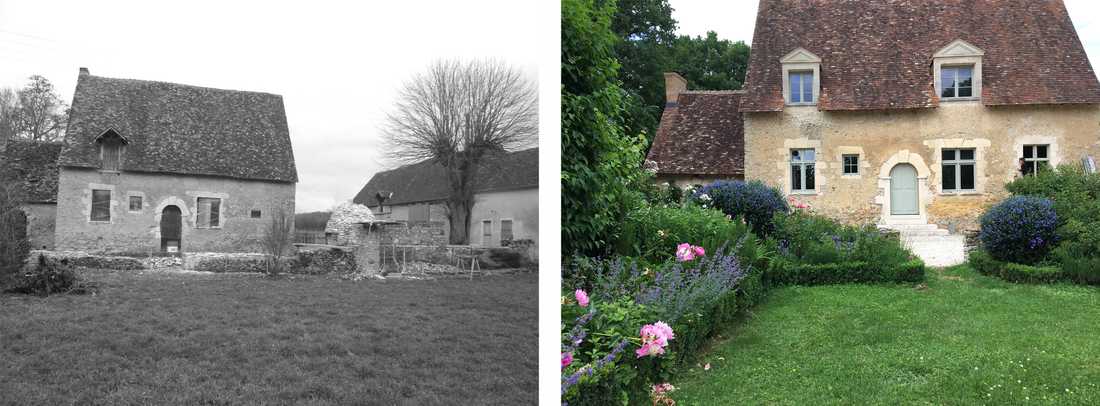 Création d'un jardin de villégiature dans une maison du 16e siècle dans les Bouches du Rhône