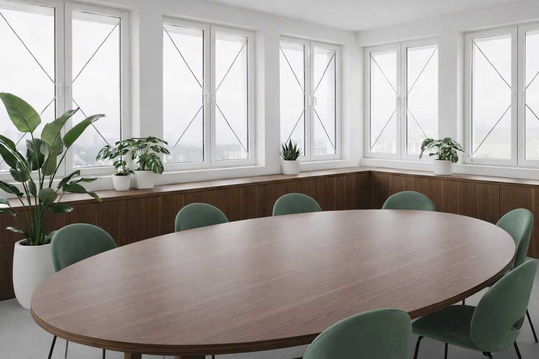 Salle de réunion ameéagée epar un architecte à Marseille