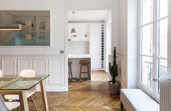 Rénovation intérieure d’un appartement haussmannien de 100m2 par un architecte d'intérieur à Marseille