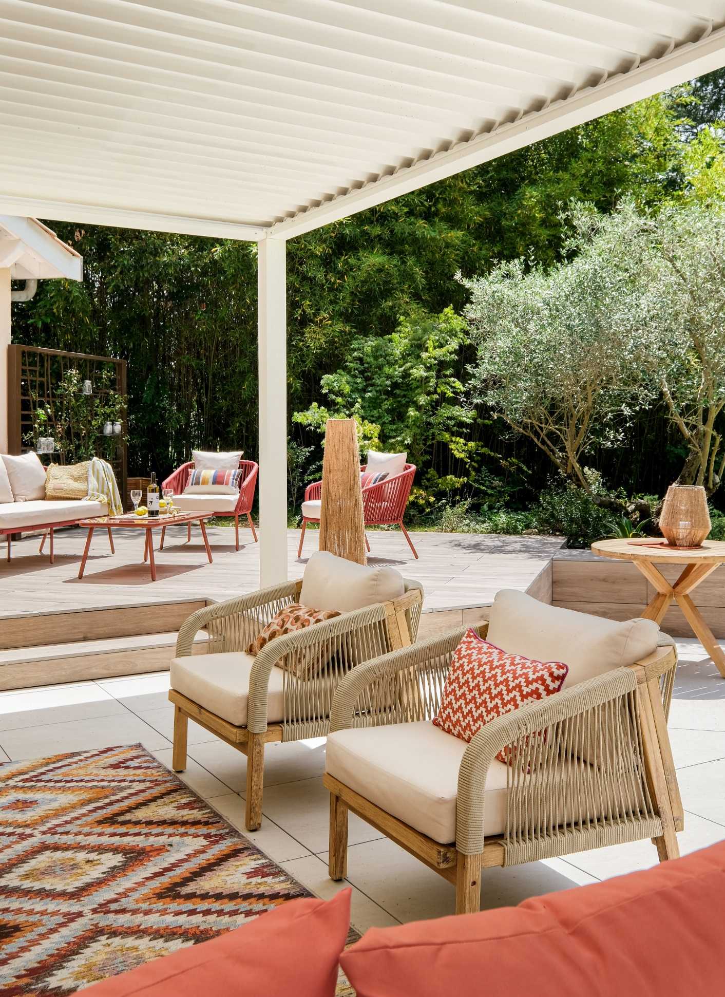 A landscape architect designs a Mediterranean garden in the Marseille region