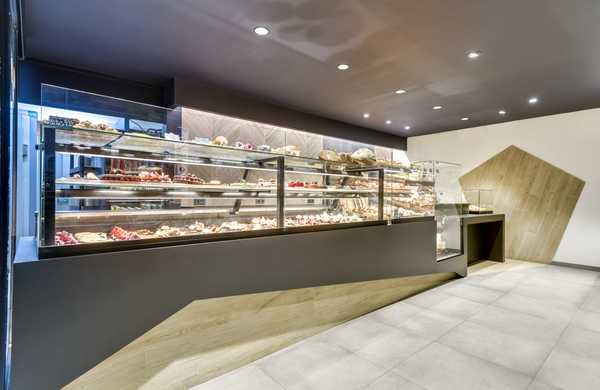 Aménagement intérieur d'une boulangerie