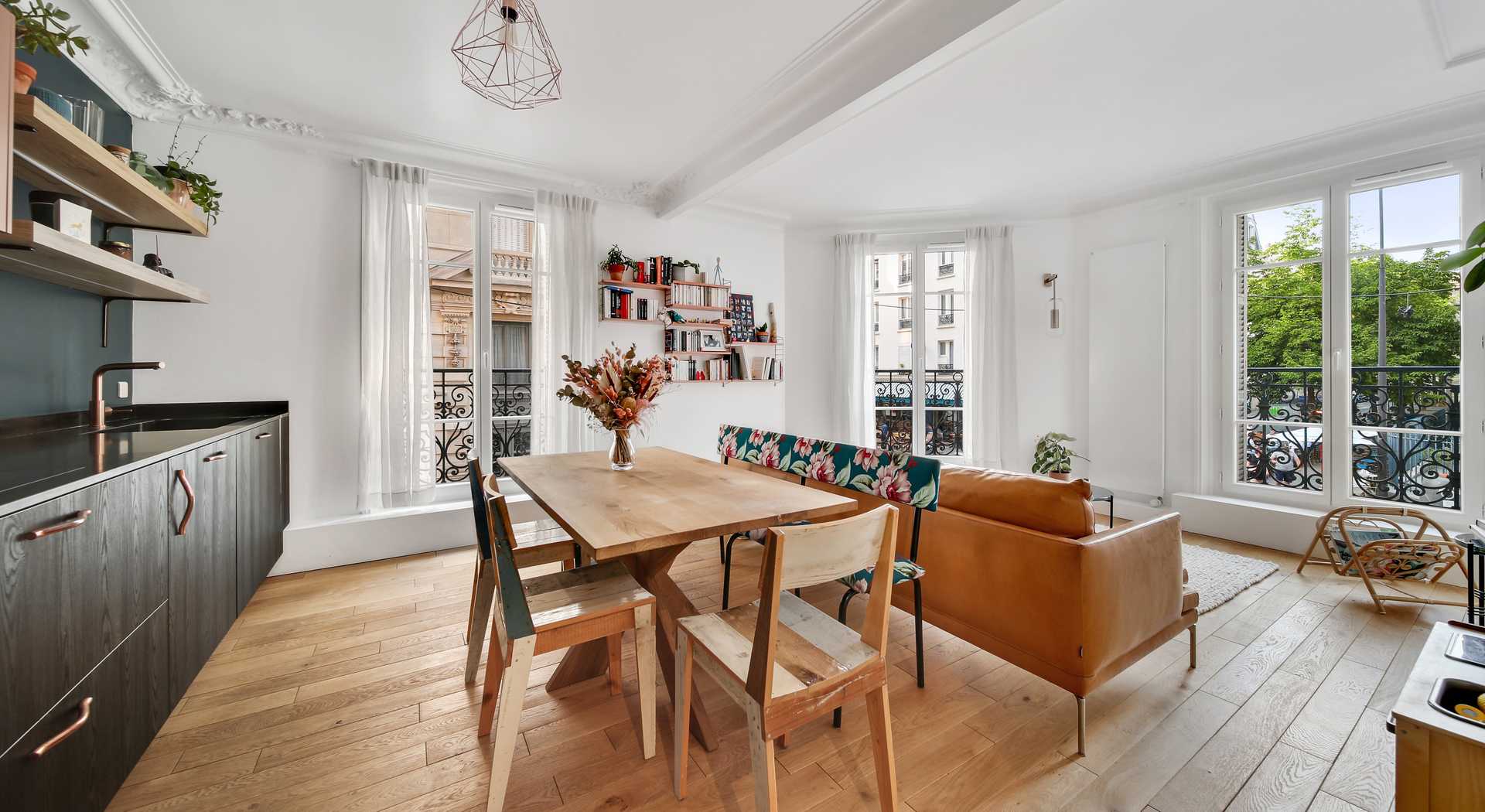 Interior makeover of an apartment by an interior designer in Marseille